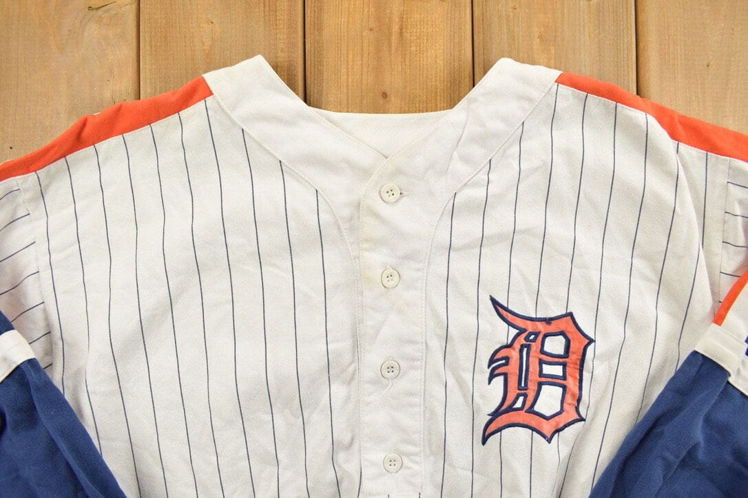 Vintage 1980's Detroit Tigers Starter Baseball Jersey Men's Large from propervintagecanada