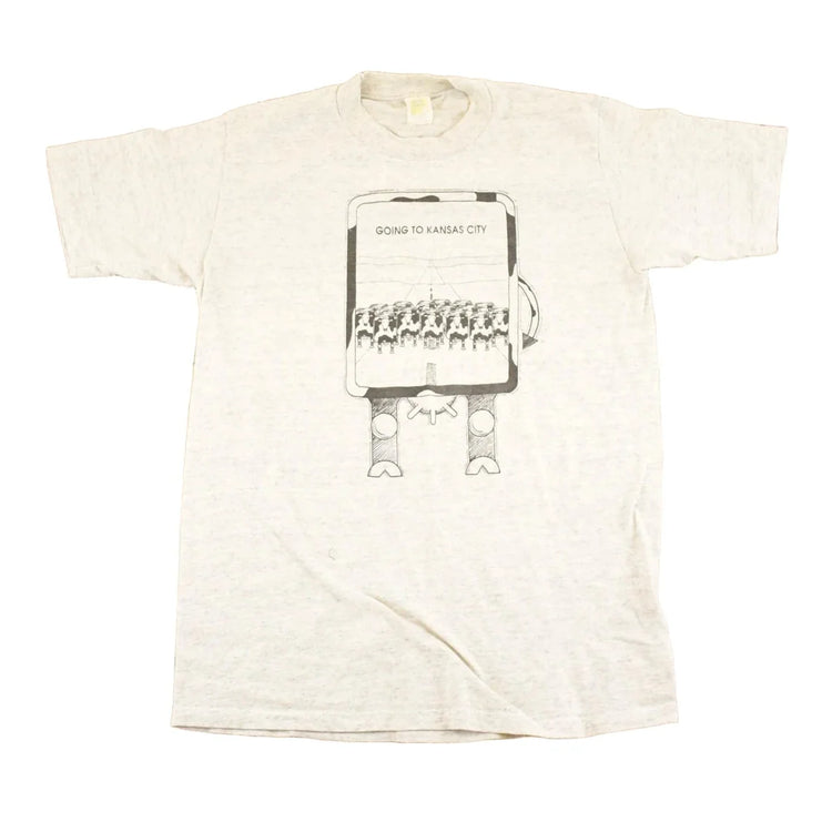 Vintage 1980's Going To Kansas Velva Sheen Souvenir Travel T-Shirt Men's M from propervintagecanada