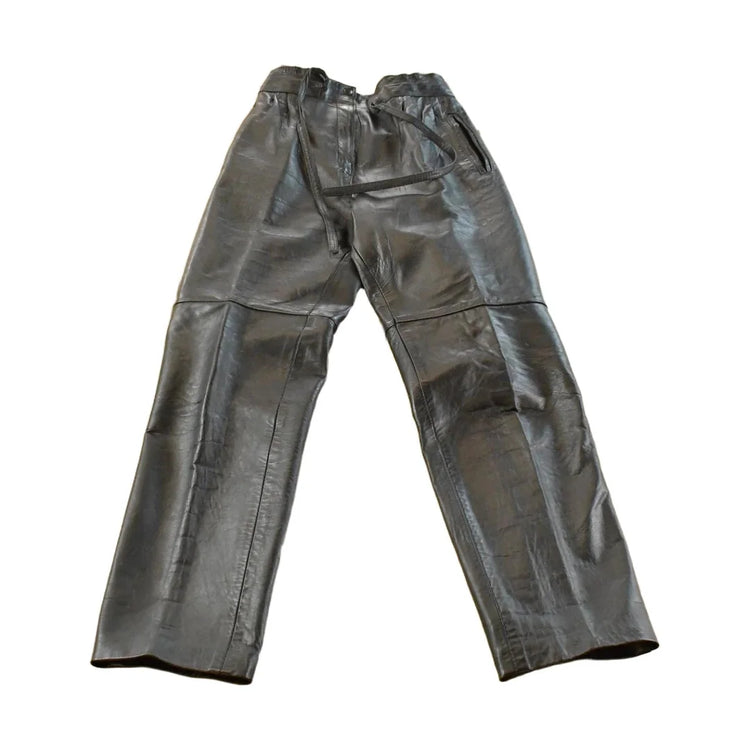 Vintage 1980's Leather Pants Women's 27 x 29 from propervintagecanada