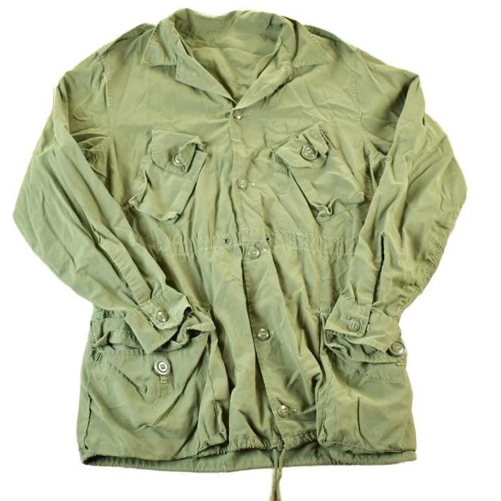 Vintage 1980's Military Button Up Shirt Mens L from propervintagecanada