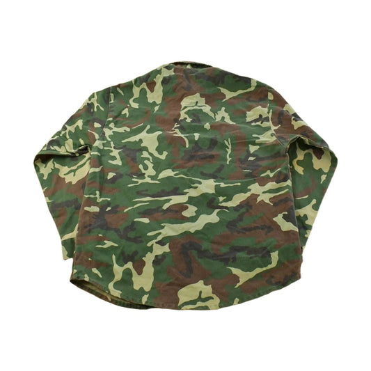 Vintage 1980's Military Button Up Shirt Mens L from propervintagecanada