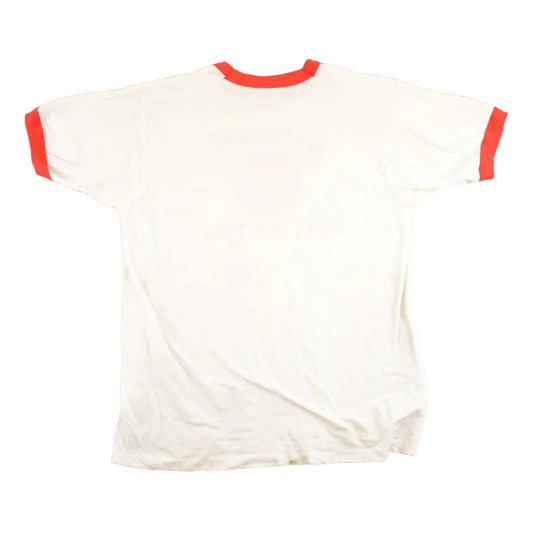 Vintage 1980's Safety Town Instructor Souvenir Ringer T-Shirt Mens L from propervintagecanada