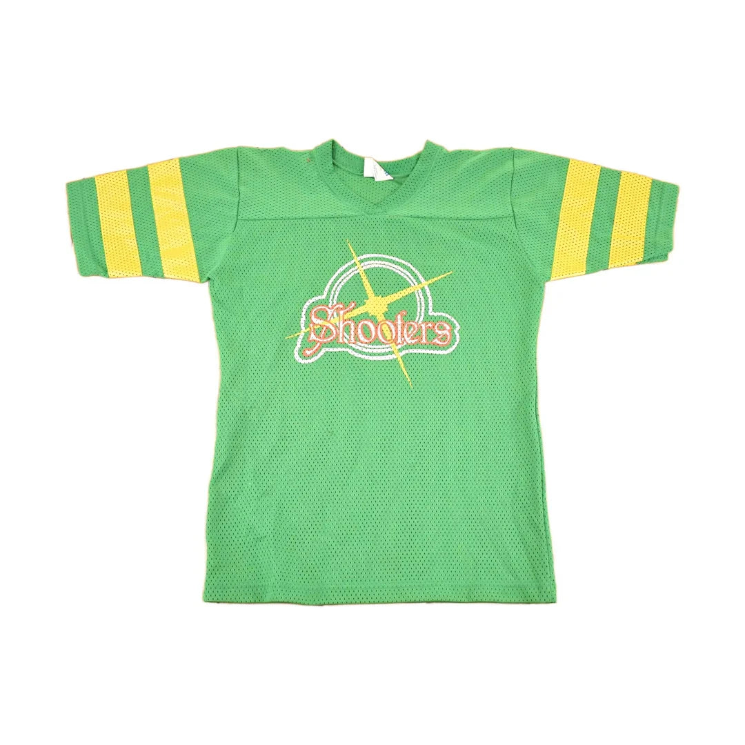 Vintage 1980's Shooters Souvenir Mesh Football Jersey Men's M from propervintagecanada