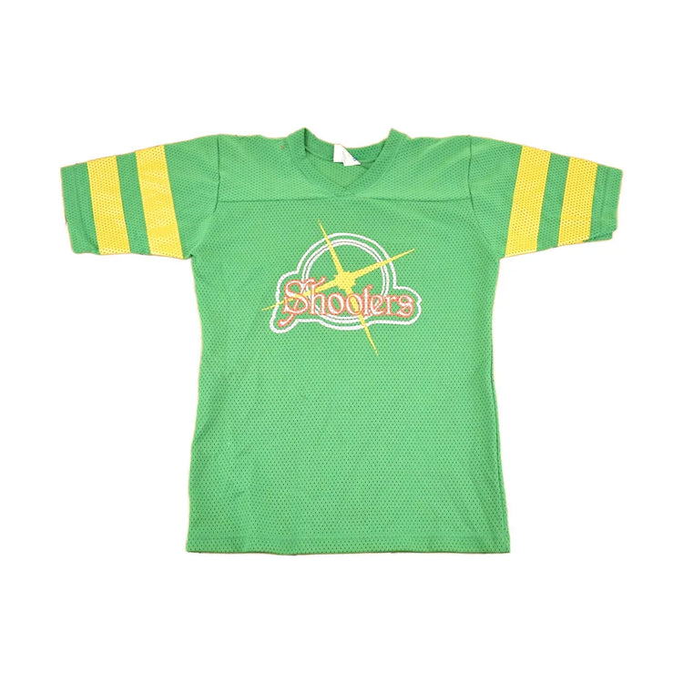 Vintage 1980's Shooters Souvenir Mesh Football Jersey Men's M from propervintagecanada