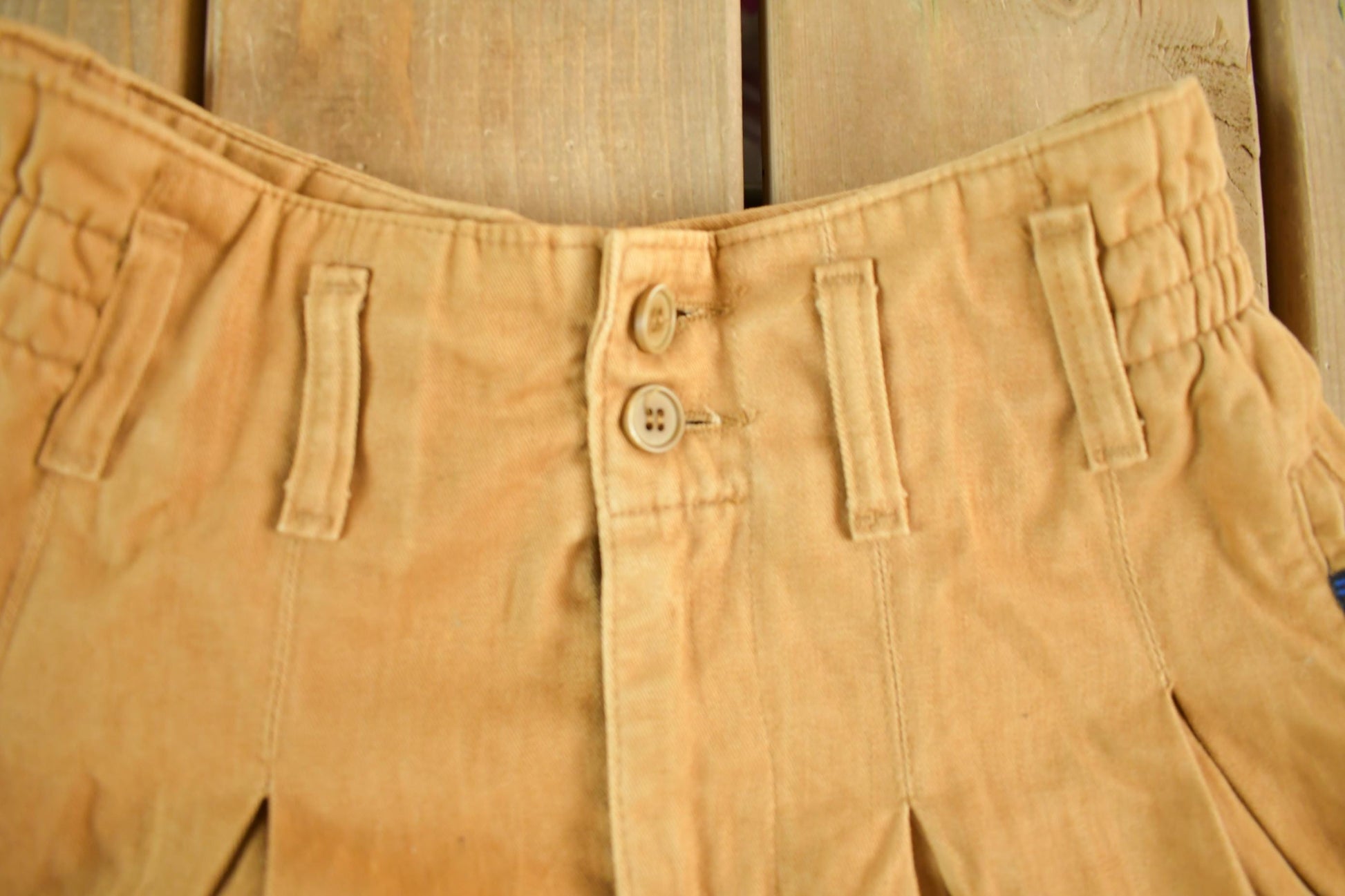 Vintage 1980's Sliver High Waisted Pleated Skirt Women's Medium 27 from propervintagecanada