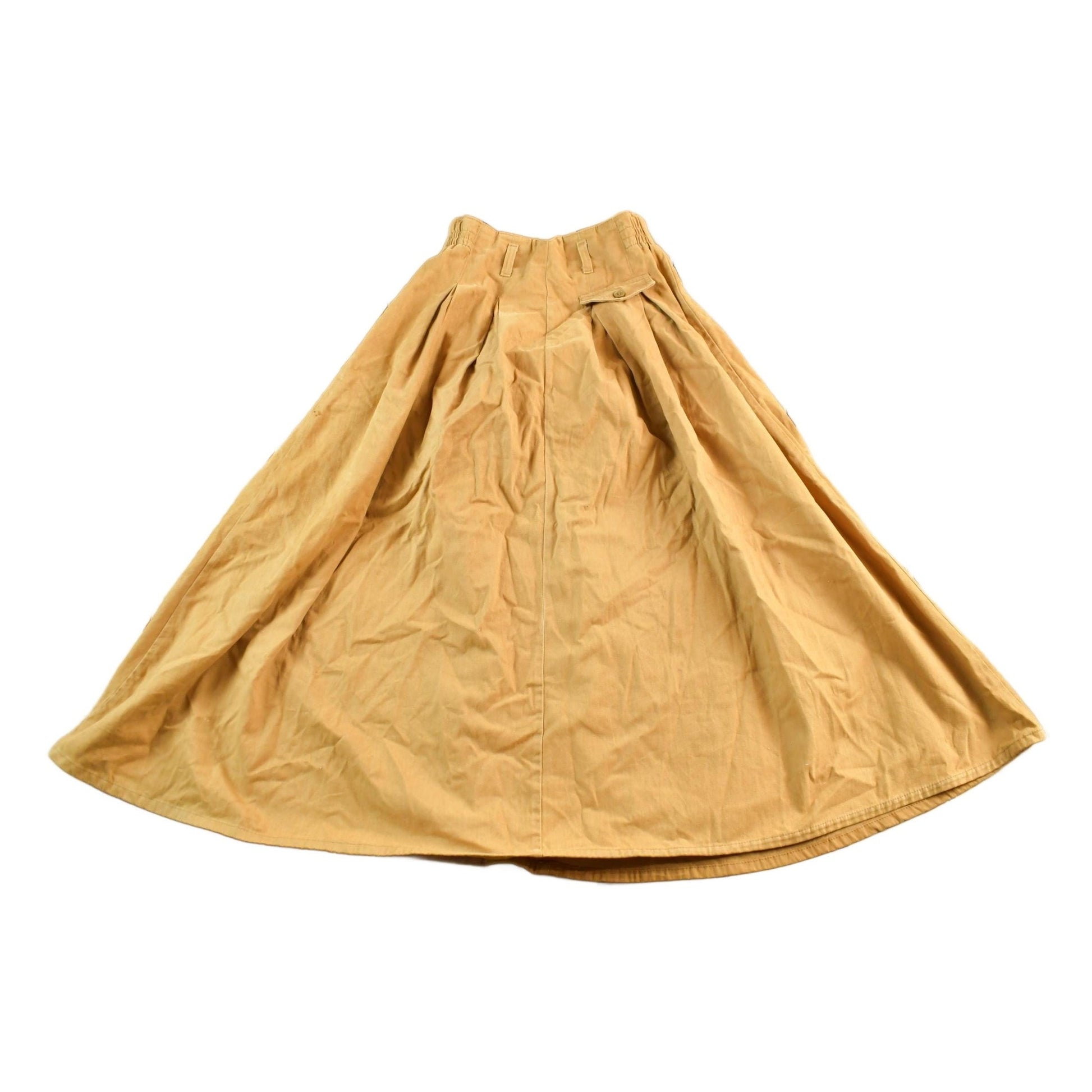 Vintage 1980's Sliver High Waisted Pleated Skirt Women's Medium 27 from propervintagecanada