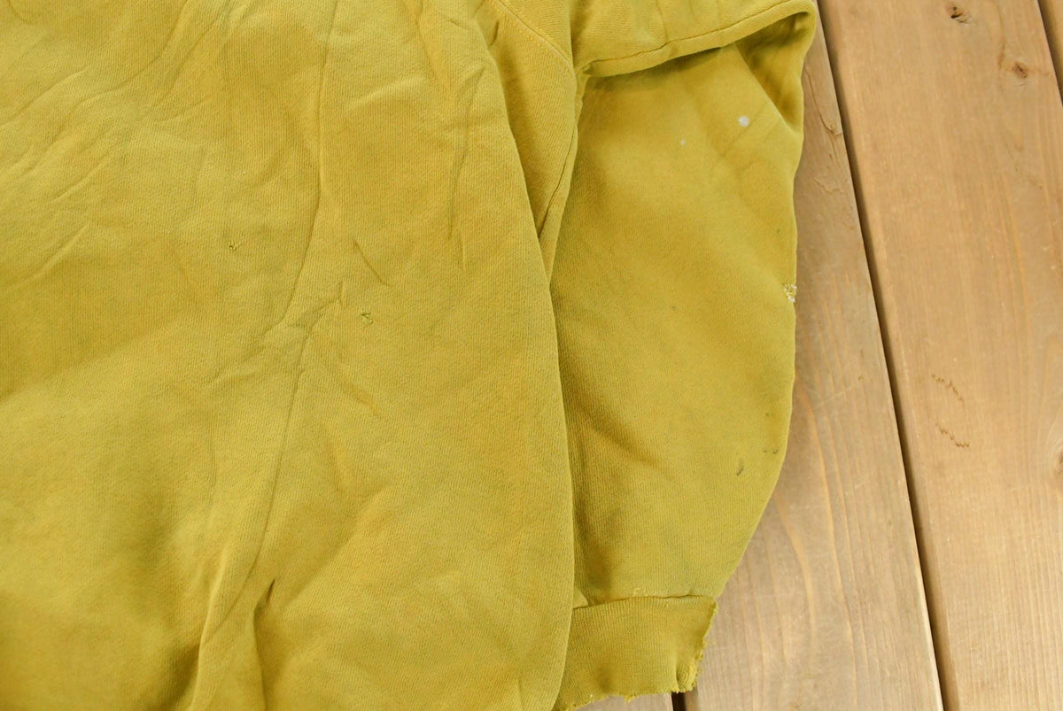 Vintage 1980's Thrashed Blank Hoodie Sweatshirt Men's XL from propervintagecanada