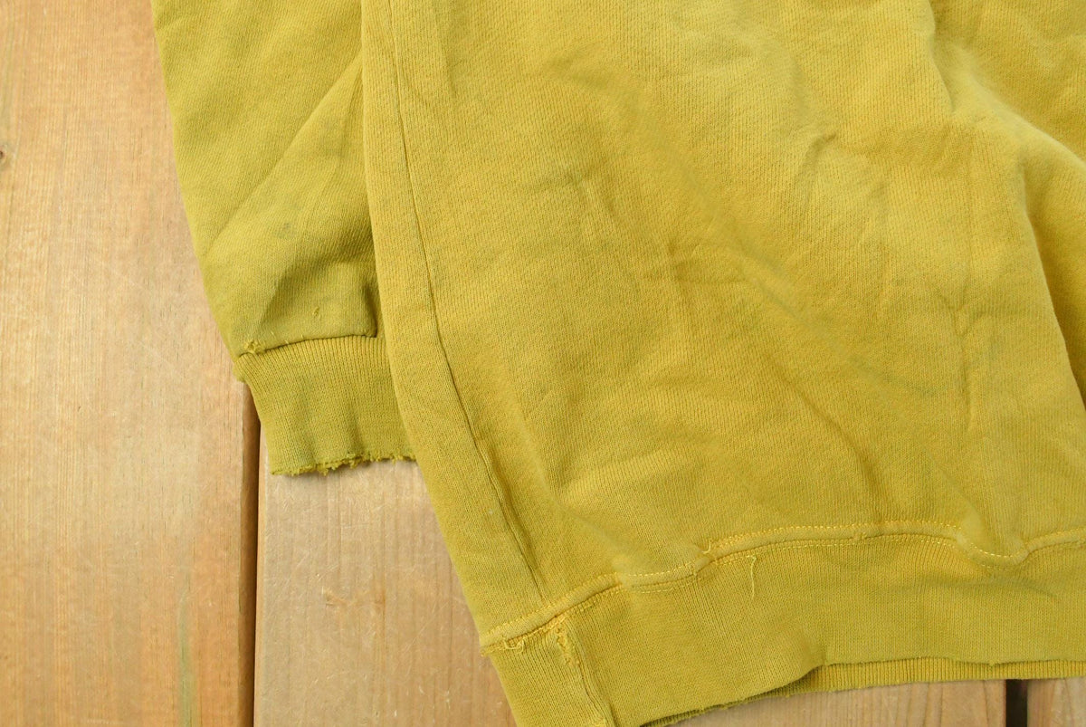 Vintage 1980's Thrashed Blank Hoodie Sweatshirt Men's XL from propervintagecanada