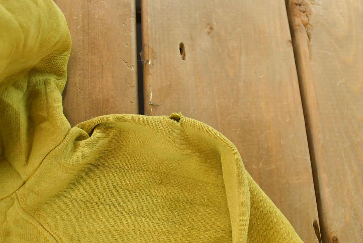 Vintage 1980's Thrashed Blank Hoodie Sweatshirt Men's XL from propervintagecanada
