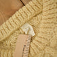 Vintage 1980s 100% Wool Cable Knit Crewneck Sweater from propervintagecanada