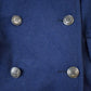 Vintage 1980s 100% Wool Double Breasted Military Overcoat Men's Medium from propervintagecanada