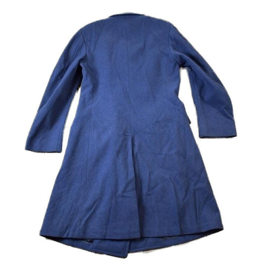 Vintage 1980s 100% Wool Double Breasted Military Overcoat Men's Medium from propervintagecanada