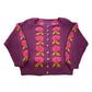 Vintage 1980s 100% Wool Knit Flowers Sweater Men's Small from propervintagecanada