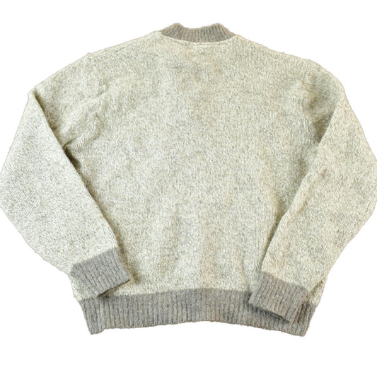 Vintage 1980s 100% Wool Knit Sweater Men's Small from propervintagecanada