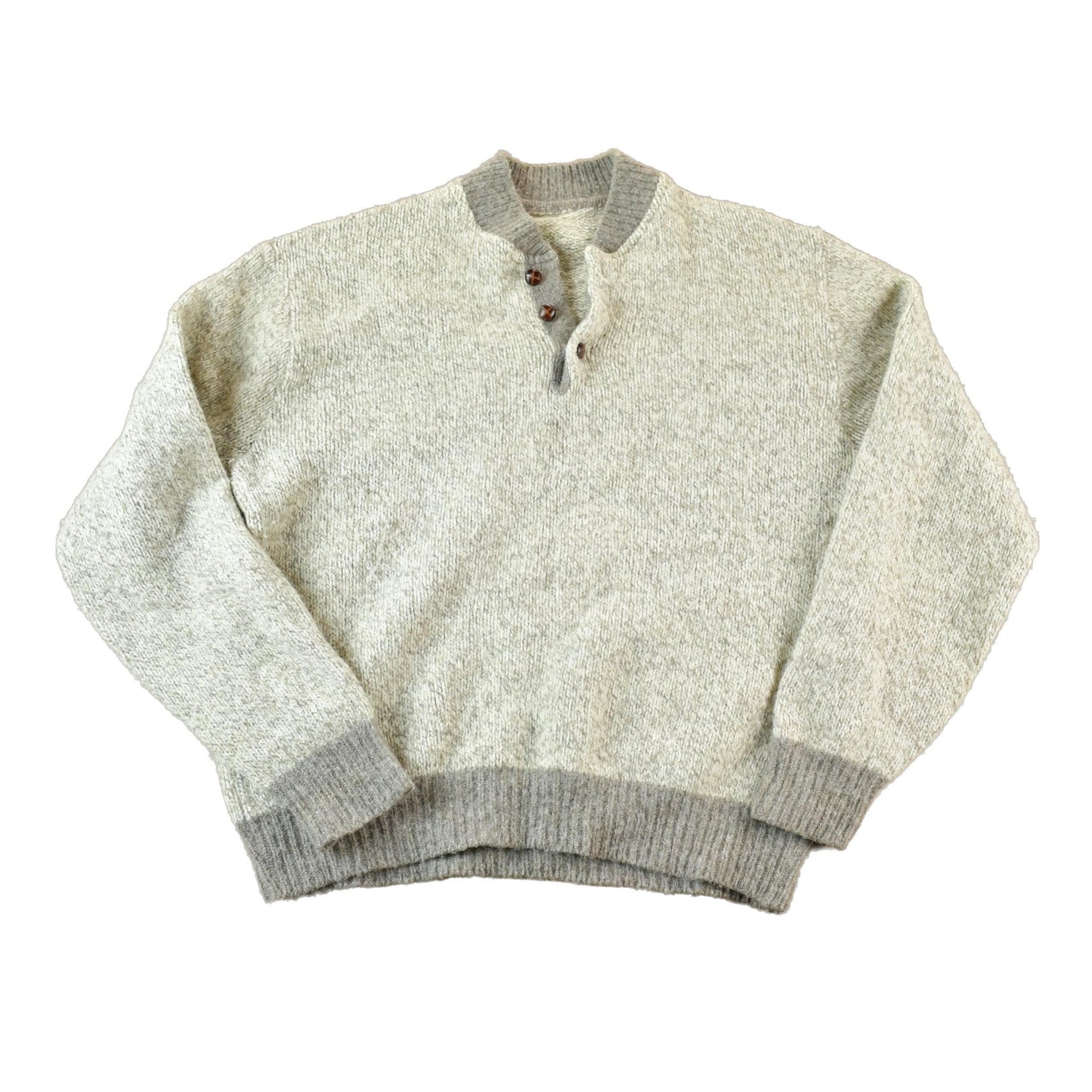 Vintage 1980s 100% Wool Knit Sweater Men's Small from propervintagecanada