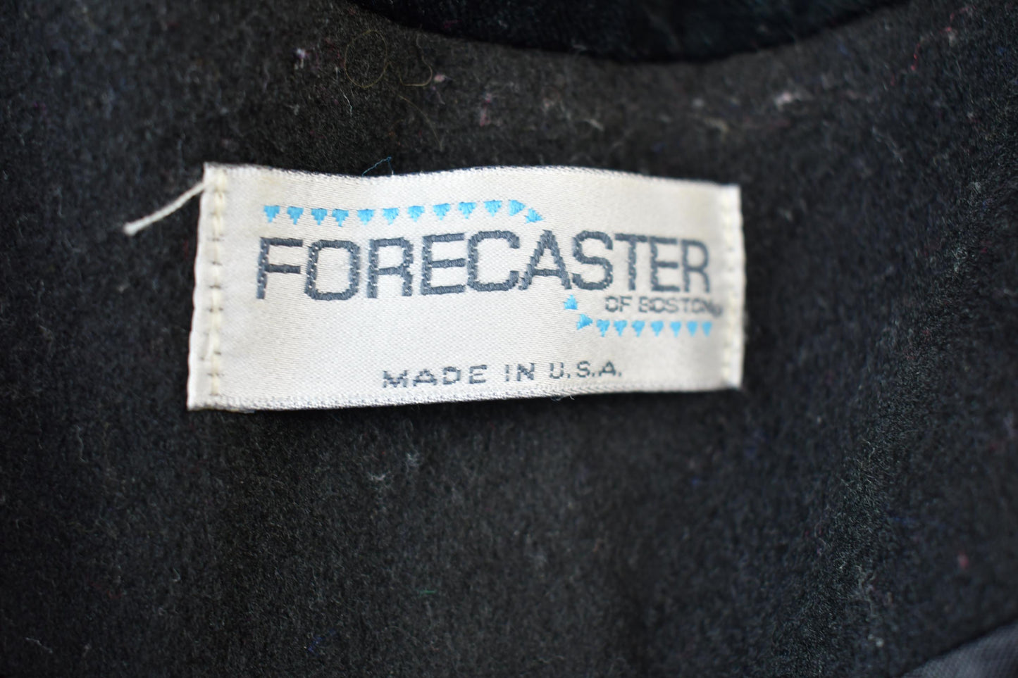 Vintage 1980s 100% Wool Long Trench Coat Made In USA from propervintagecanada