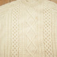 Vintage 1980s 3D Cable Knit Sweater Men's Large from propervintagecanada