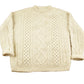 Vintage 1980s 3D Cable Knit Sweater Men's Large from propervintagecanada