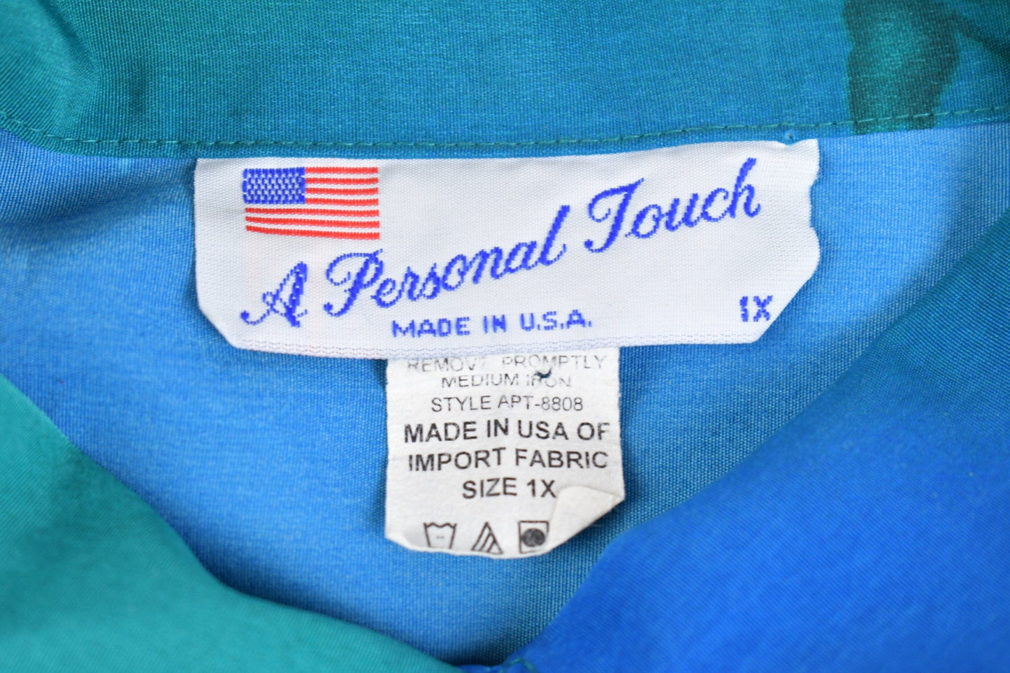 Vintage 1980s A Personal Touch Button Up Shirt Men's XL from propervintagecanada