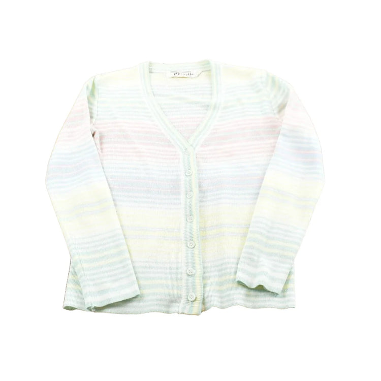 Vintage 1980s Acrylic Knit Marella Button Up Cardigan Sweater Women's S from propervintagecanada