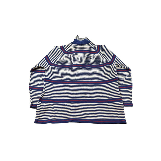 Vintage 1980s Acrylic Quarter Zip Knit Turtle Neck Sweater Women's S from propervintagecanada