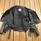 Vintage 1980s Addis Genuine Leather Biker Jacket Men's Medium from propervintagecanada