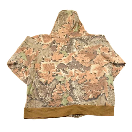 Vintage 1980s Advantage Realtree Camo Full Zip Hoodie Sweatshirt Mens L from propervintagecanada