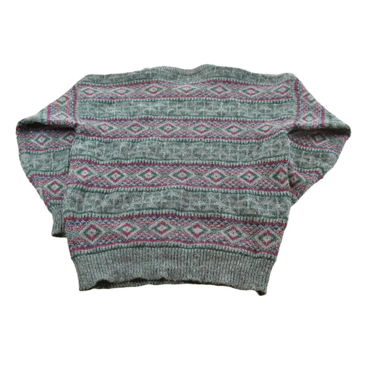 Vintage 1980s Alan Paine Knit Alpaca Lambswool Crewneck Sweatshirt Mens M from propervintagecanada
