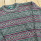 Vintage 1980s Alan Paine Knit Alpaca Lambswool Crewneck Sweatshirt Mens M from propervintagecanada