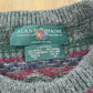 Vintage 1980s Alan Paine Knit Alpaca Lambswool Crewneck Sweatshirt Mens M from propervintagecanada