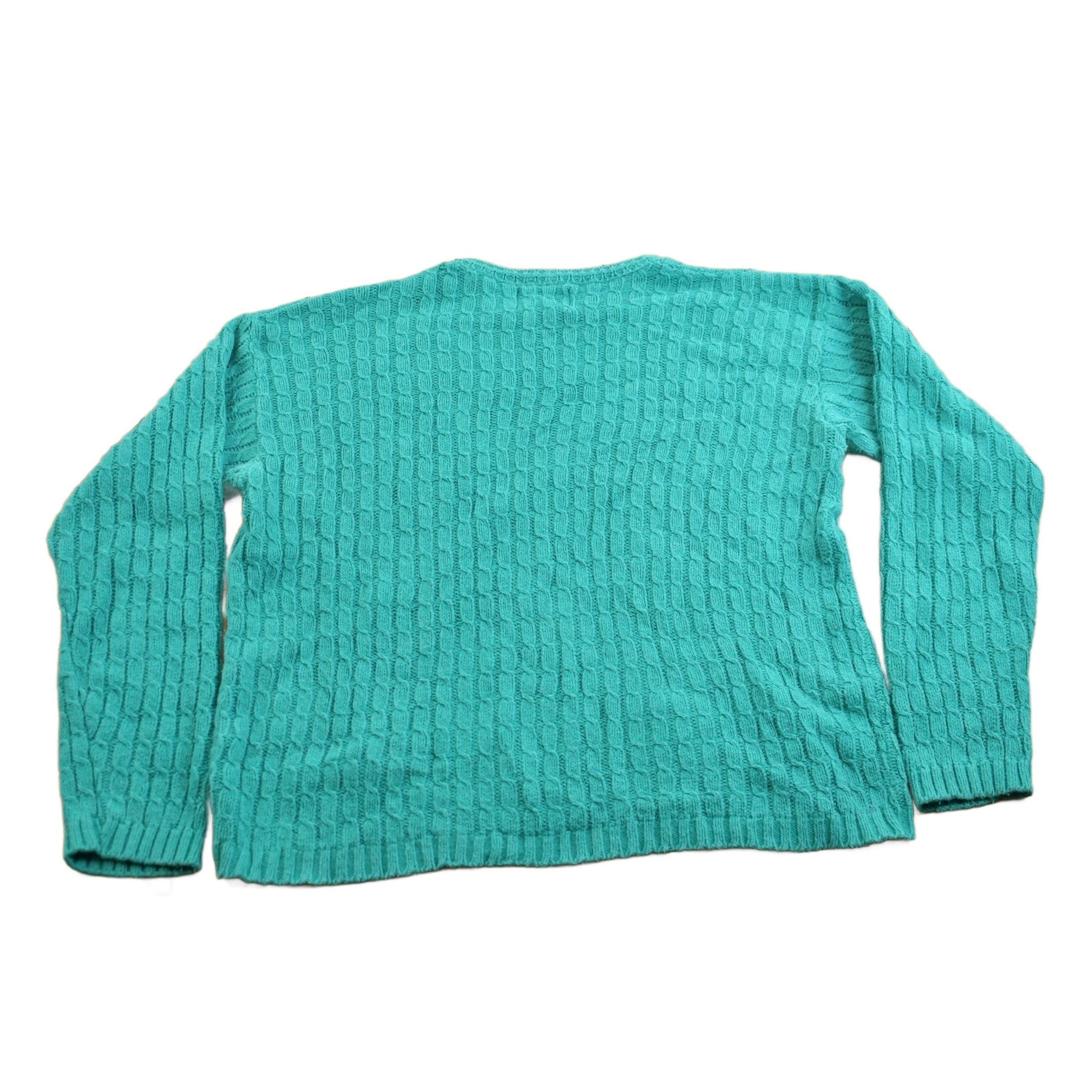 Vintage 1980s Alps Womens Apparel Hand Knit Cable Knit Crewneck Sweater Women's S from propervintagecanada