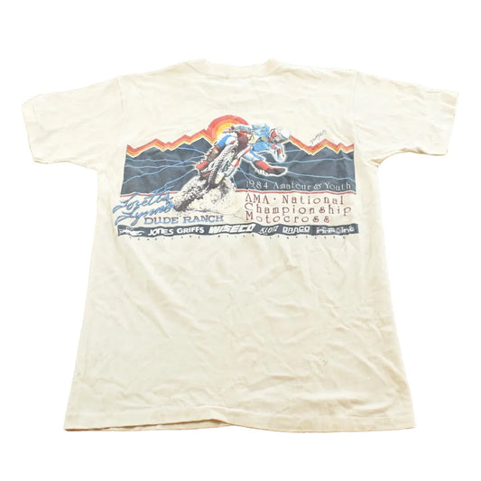 Vintage 1980s AMA Dude Ranch Amateur National Championship Motocross T-Shirt Mens S from propervintagecanada