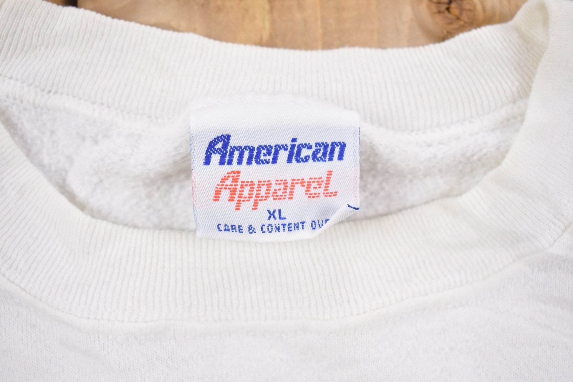Vintage 1980s American Apparel Crewneck Sweatshirt Men's Large from propervintagecanada