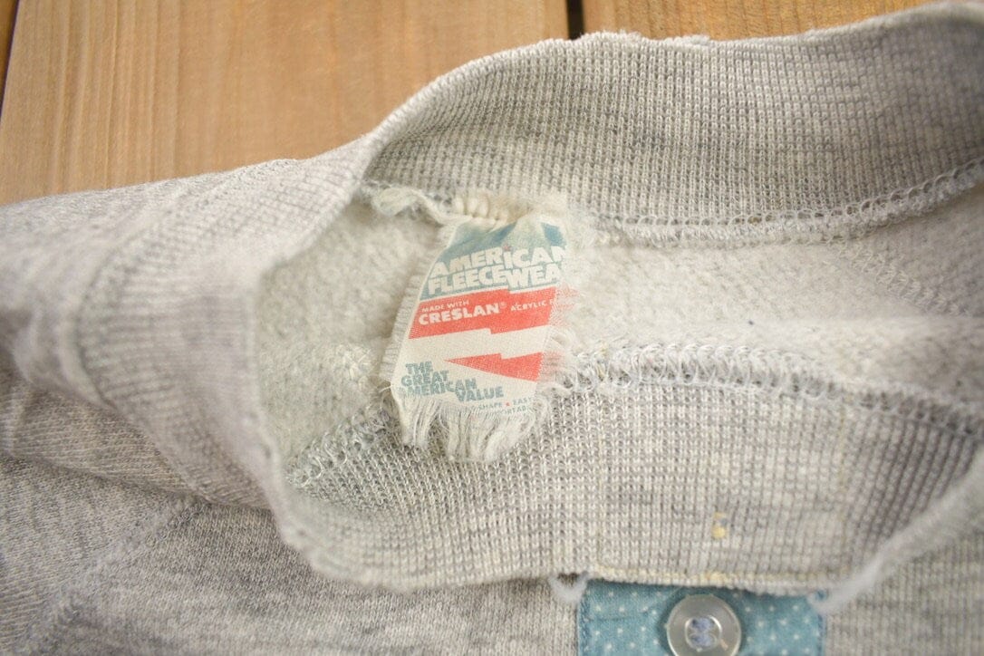 Vintage 1980s American Fleecewear Duck Crewneck Sweatshirt Men's Medium from propervintagecanada