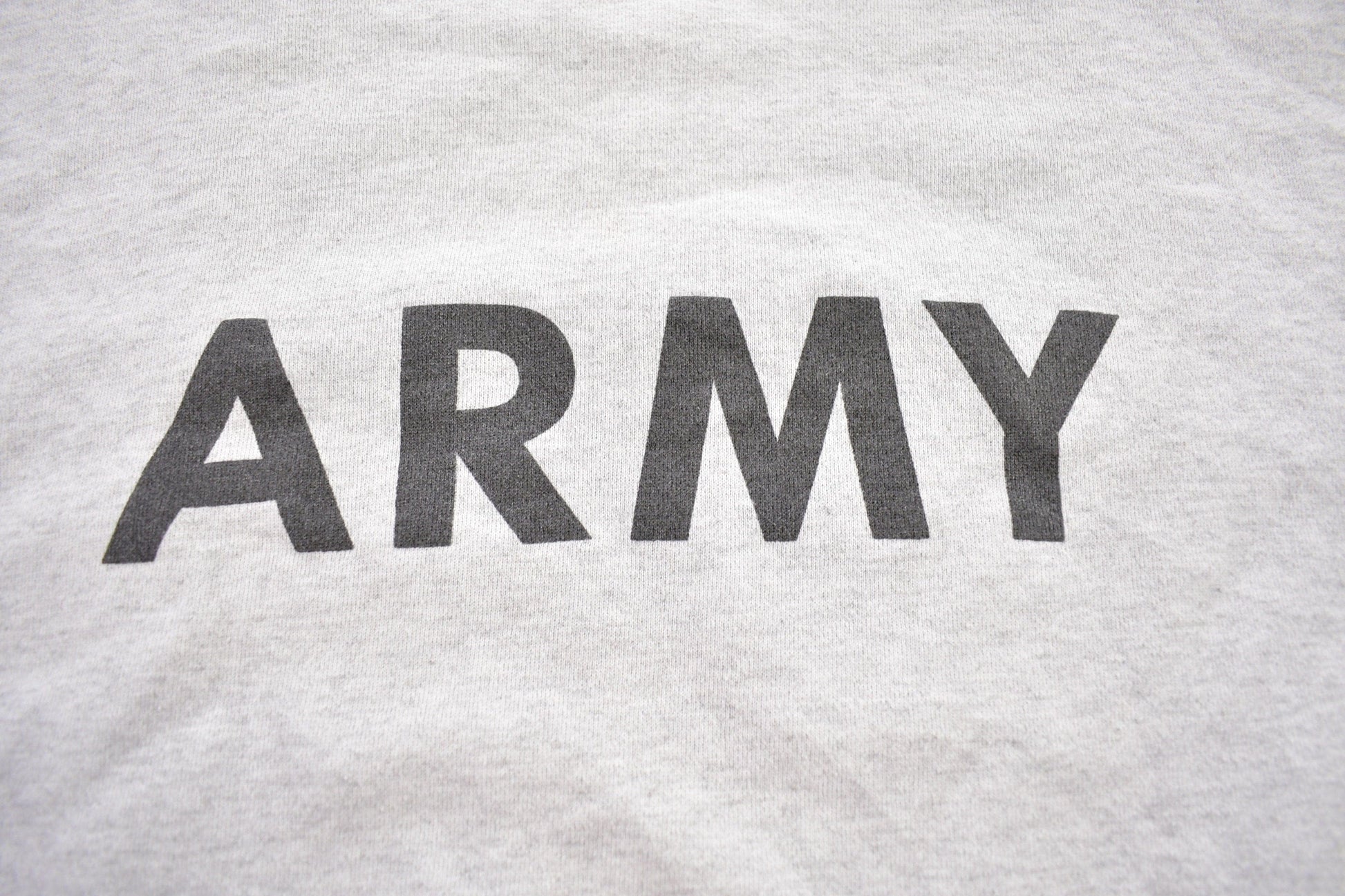Vintage 1980s ARMY Collegiate Crewneck Men's XL from propervintagecanada