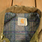 Vintage 1980s Army Green Carhartt Chore Coat Jacket Men's XL from propervintagecanada