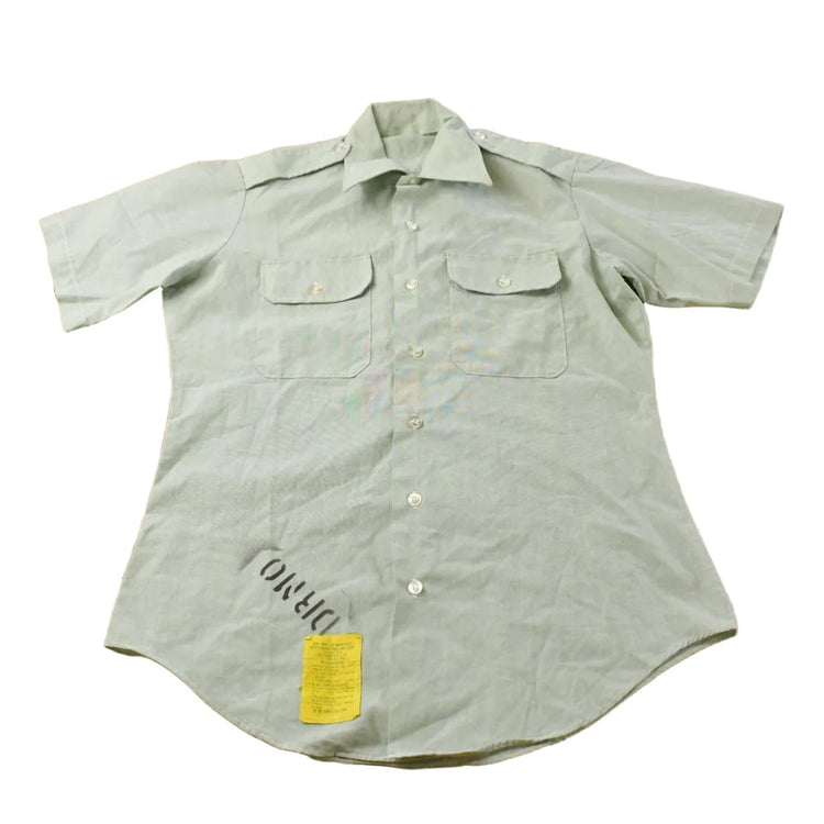 Vintage 1980s Army Military AG-415 Short Sleeve Button Up Shirt Men's M from propervintagecanada