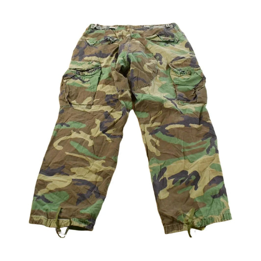 Vintage 1980s Army Woodland Camouflage Cargo Pants Men's 33 x 28 from propervintagecanada
