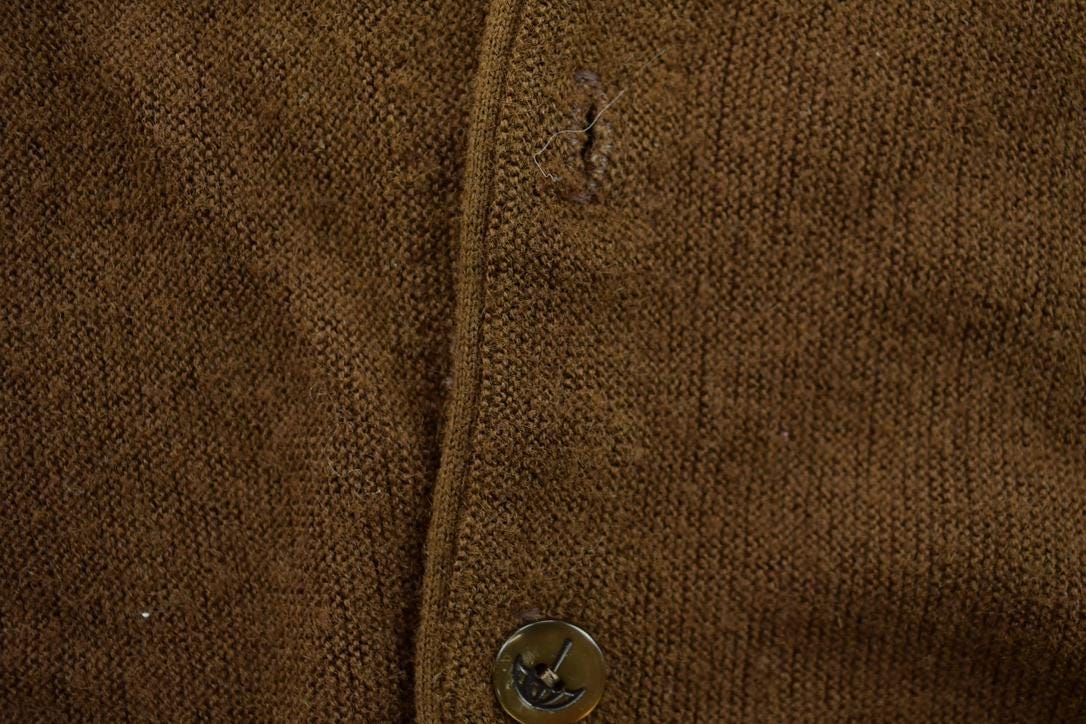 Vintage 1980s Arnold Palmer Robert Bruce Knit Cardigan Sweater Men's M from propervintagecanada