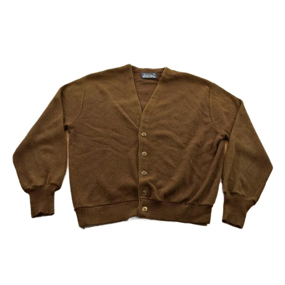 Vintage 1980s Arnold Palmer Robert Bruce Knit Cardigan Sweater Men's M from propervintagecanada