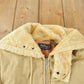Vintage 1980s Ashley Beige Fur Collar Light Weight Jacket from propervintagecanada
