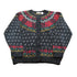 Vintage 1980s Ashley Mohair Blend Roses Button Up Knit Cardigan Sweater Women&
