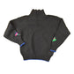Vintage 1980s Aston Abstract Wool Knit Turtleneck Sweater Mens S from propervintagecanada