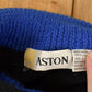 Vintage 1980s Aston Abstract Wool Knit Turtleneck Sweater Mens S from propervintagecanada