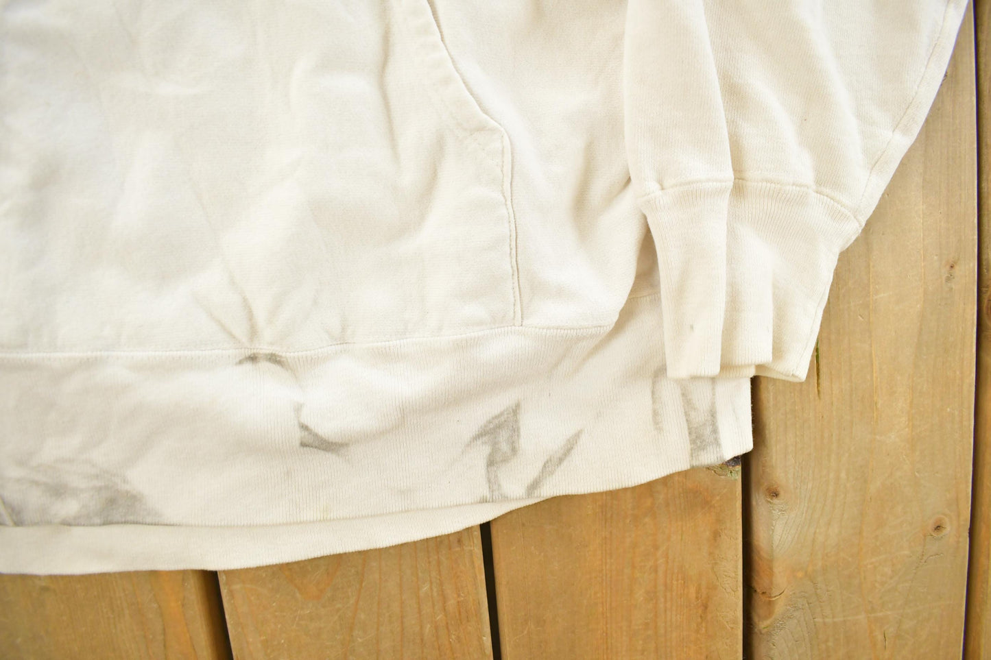 Vintage 1980s Augsburg College Champion Reverse Weave Warmup Hoodie Men's L from propervintagecanada