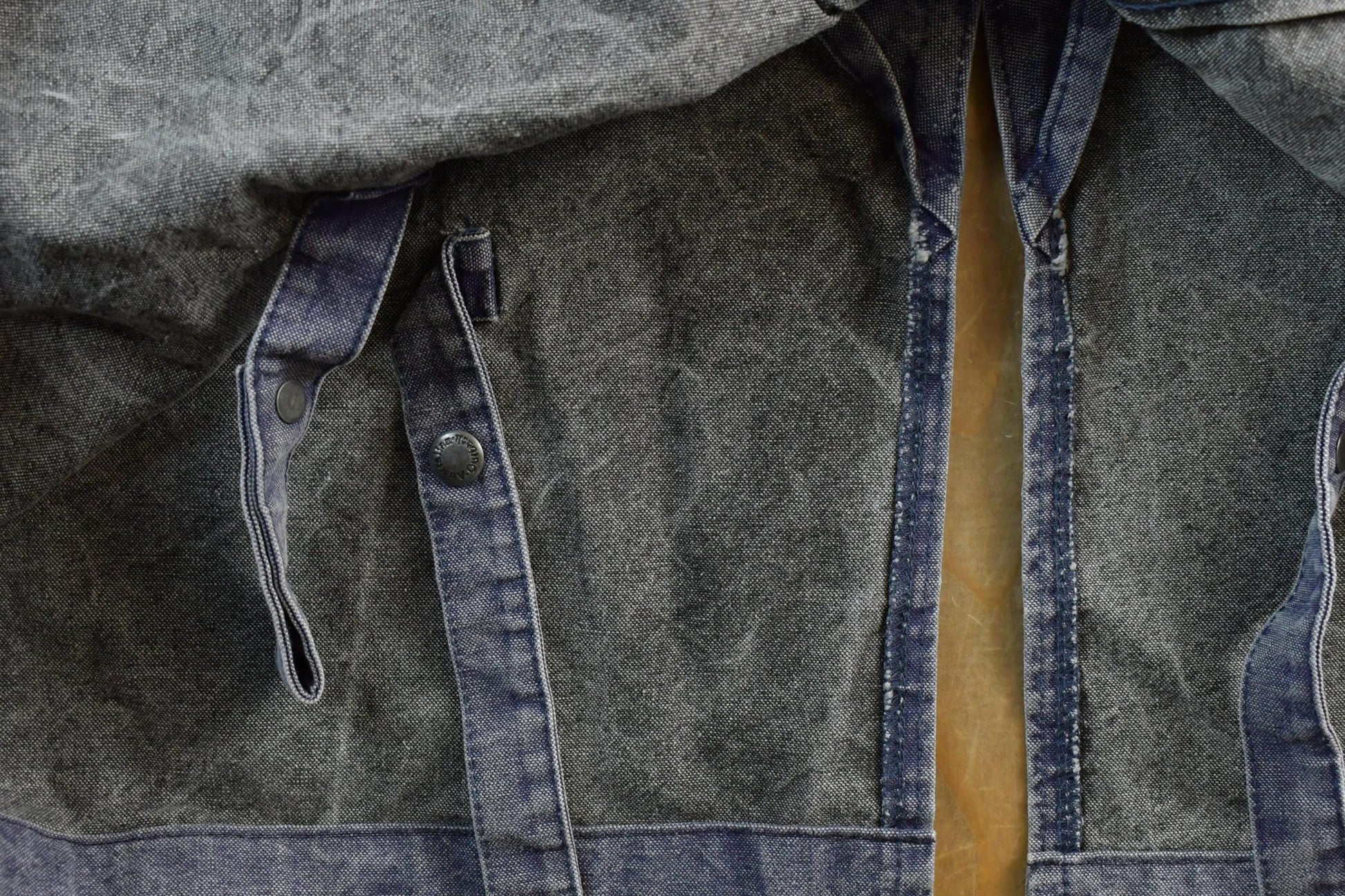 Vintage 1980s Australian Outback Denim Duster Jacket Men's Large from propervintagecanada