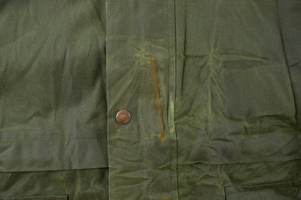 Vintage 1980s Australian Outback Waxed Canvas Oil Jacket Men's 2XL from propervintagecanada