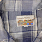 Vintage 1980s Authentic Western Plaid Snap Button Up Shirt Men's L / Funky Crazy Rodeo Shirt / Preppy Style / Boxy Fit from propervintagecanada