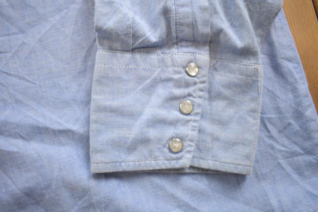 Vintage 1980s Authentic Western Youngbloods Blank Pearl Button Up Shirt Men's XL from propervintagecanada