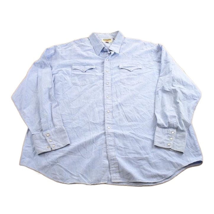 Vintage 1980s Authentic Western Youngbloods Blank Pearl Button Up Shirt Men's XL from propervintagecanada